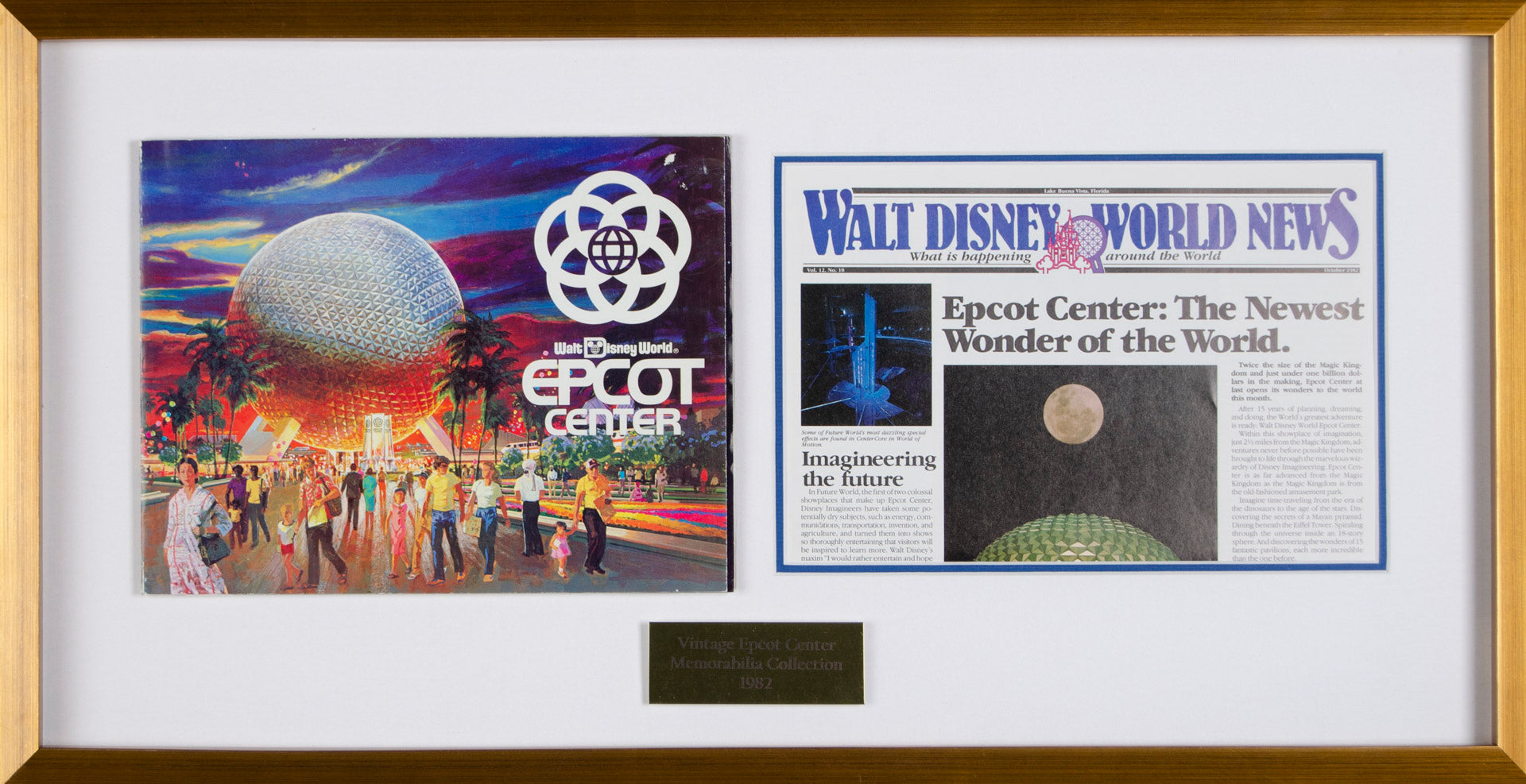 Vintage Epcot Center Memorabilia Collection (c. 1982)